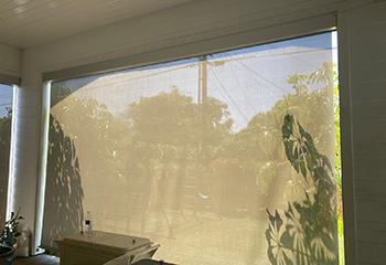 Custom Motorized Somfy Exterior Shades, Burling CA