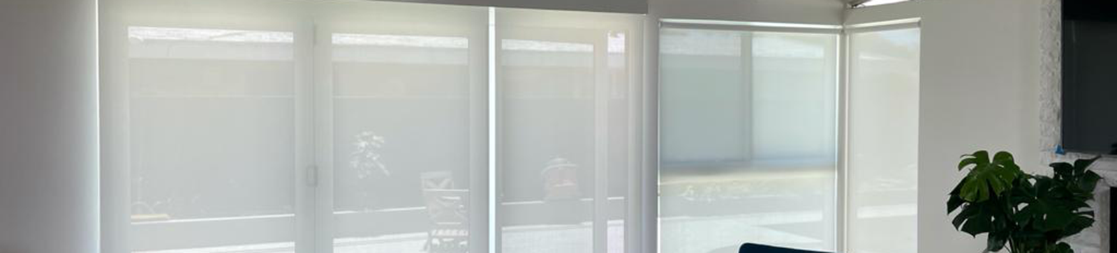 Somfy Shades for Sliding Glass Doors in Hillsborough